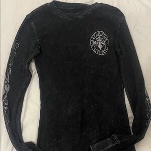 affliction live fast long sleeve tee